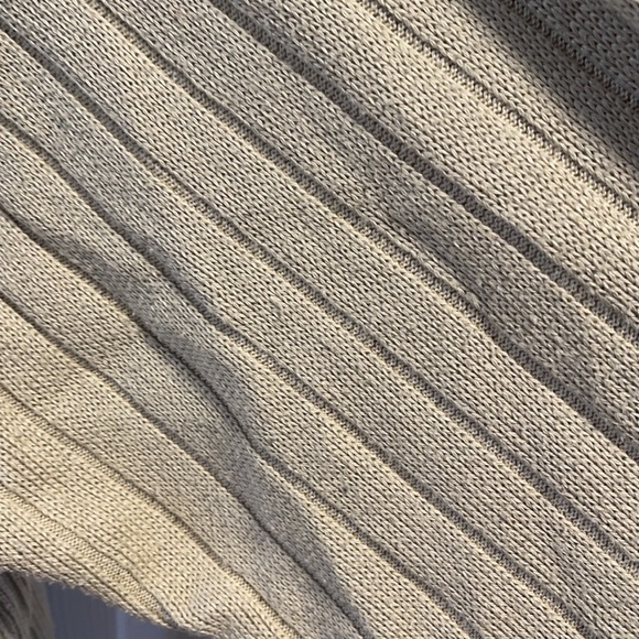 Marks work Warehouse shirt tan with green stripes - Picture 3 of 8